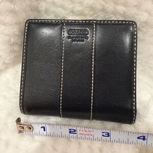 Coach Black Leather Women's Wallet